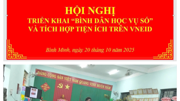 BÌNH MINH TRIỂN KHAI SÂU RỘNG ĐỀ ÁN 06 VÀ CHƯƠNG TRÌNH "BÌNH DÂN HỌC VỤ SỐ"