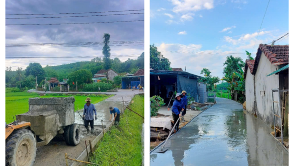 THÔNG BÁO VỀ VIỆC VẬN ĐỘNG NHÂN DÂN THAM GIA XÂY DỰNG ĐƯỜNG  GIAO THÔNG NÔNG THÔN